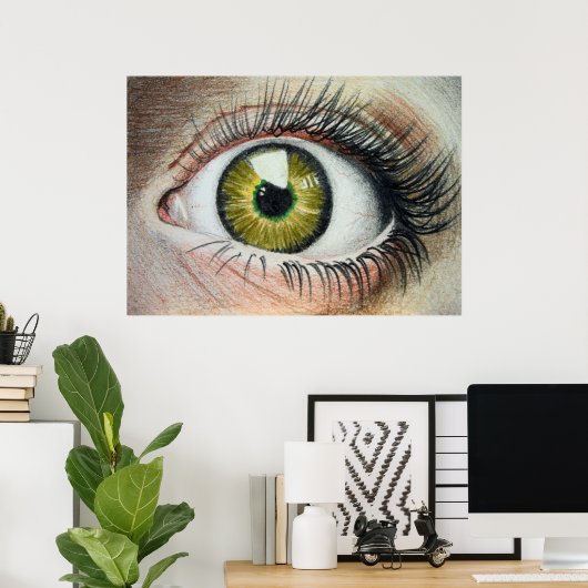 Scaredy Eye Poster (Heimbüro)