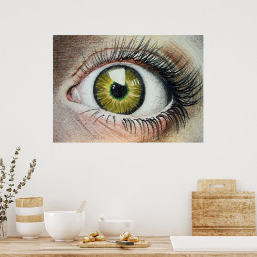 Scaredy Eye Poster (Küche)