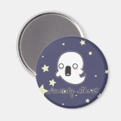 Scaredy Ghost Magnet (Vorderseite/Rückseite)