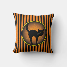 Scaredy Katze Halloween Kissen
