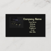 Scaredy Katzen-Visitenkarte Visitenkarte (Rückseite)