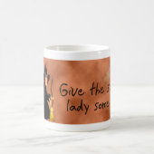 Scarey Hexe vor Kaffee-Tasse Kaffeetasse (Mittel)