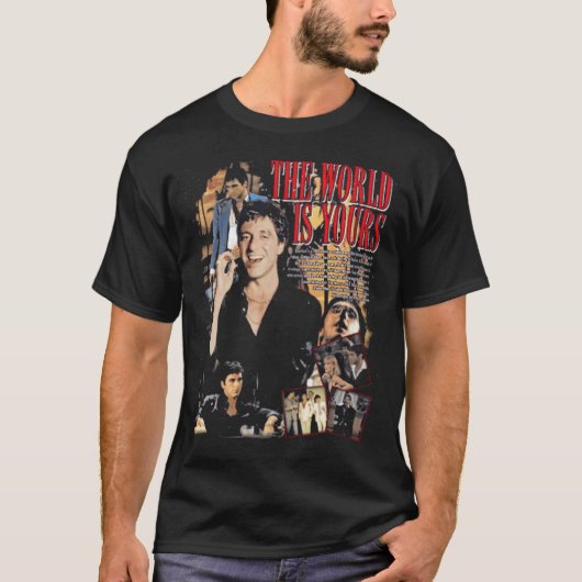 Scarface The World Is Yours T-Shirt (Vorderseite)