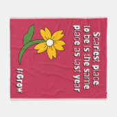 Scariest Place Is Staying the Same Fleecedecke (Vorderseite (Horizontal))