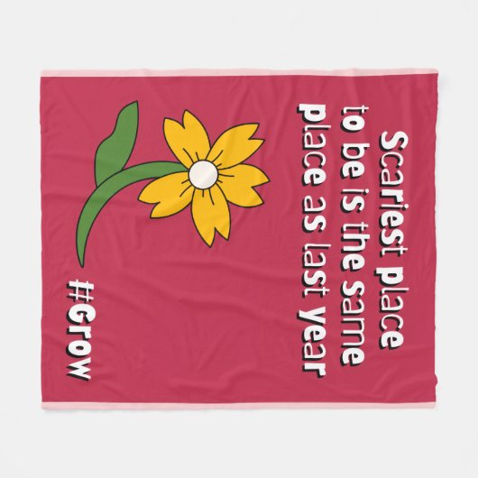 Scariest Place Is Staying the Same Fleecedecke (Vorderseite (Horizontal))