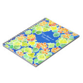 Scarlet and Yellow Nasturtiums SpiralNotebook Notizblock (Linke Seite)