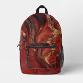 Scarlet-Ausdrücke Bedruckter Rucksack (Vorderseite)