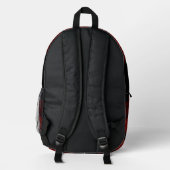 Scarlet Bat Bedruckter Rucksack (Rückseite)