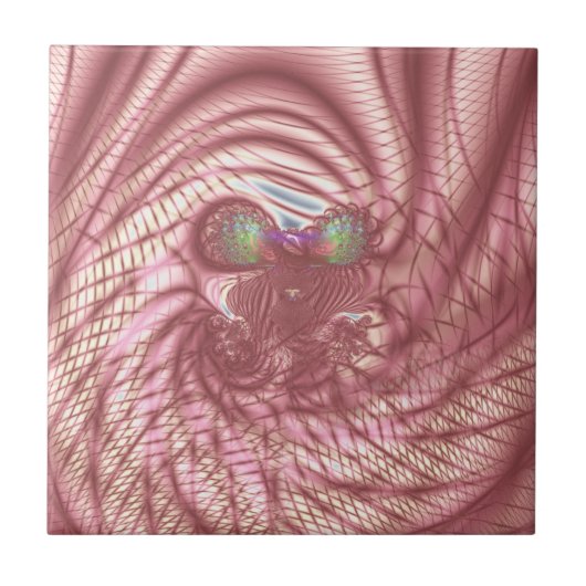 Scarlet Bird Fliese (Vorderseite)