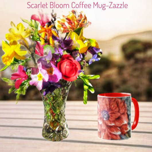 Scarlet Bloom Tasse