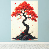 Scarlet Breeze Leinwanddruck (Insitu (Holzboden))