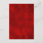 Scarlet Elegante Hochzeiten Details Begleitkarte (Rückseite)