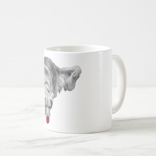 Scarlet Ember Blick Kaffeetasse (VorderseiteRechts)
