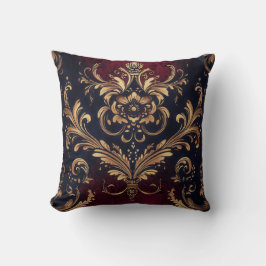 Scarlet & Gold Barock Kissen
