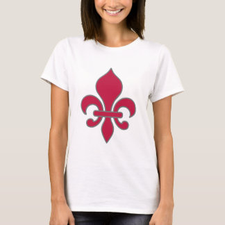 Scarlet & Grey Fleur Design Damen T-Shirt