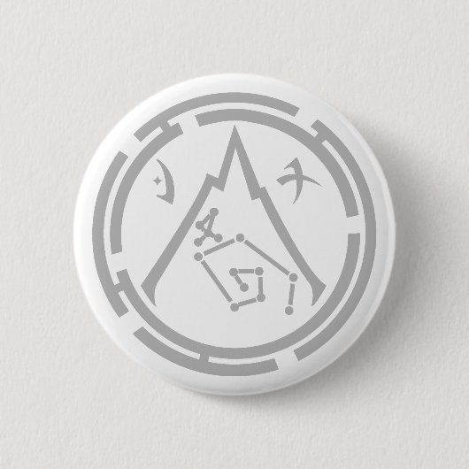 Scarlet Guard Grau Button Abzeichen (Vorderseite)