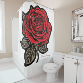 Scarlet Harmony Duschvorhang