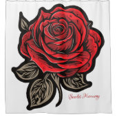 Scarlet Harmony Duschvorhang (Vorderseite)