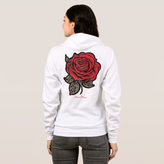 Scarlet Harmony Hoodie (Schwarz voll)