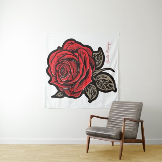 Scarlet Harmony Wandteppich (Beispiel)