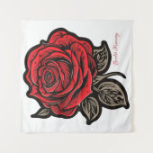 Scarlet Harmony Wandteppich (Vorderseite)