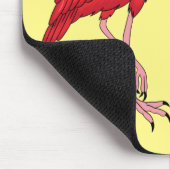 Scarlet ibis bird Cartoon Mousepad (Ecke)