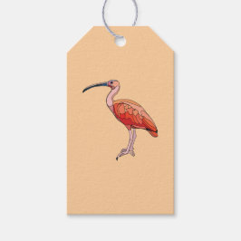 Scarlet Ibis Bird Happy Birthday Geschenkanhänger