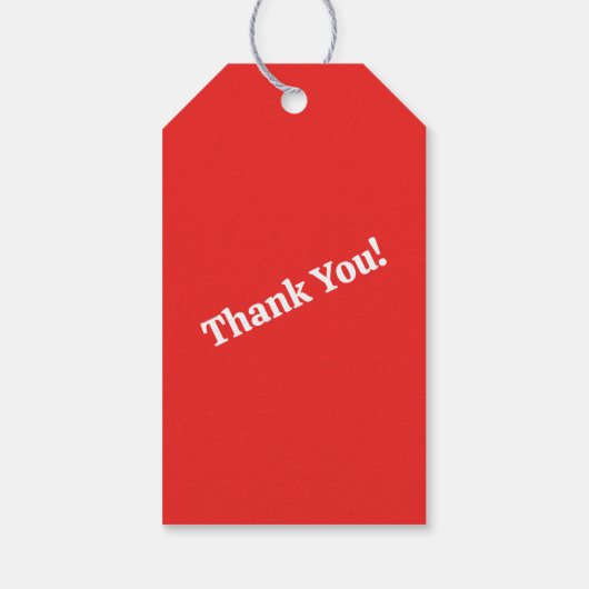 Scarlet Ibis Bird Happy Birthday Geschenkanhänger (Rückseite)