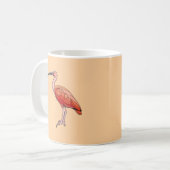 Scarlet Ibis Bird Kaffeetasse (Vorderseite Links)