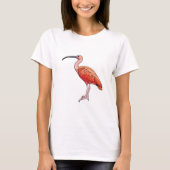 Scarlet Ibis Bird T-Shirt (Vorderseite)