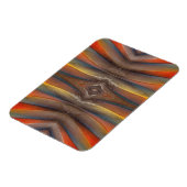 Scarlet Macaw feather design Magnet (Linke Seite)