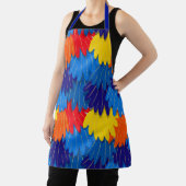 Scarlet Macaw Feathtern Muster Schürze (InSitu)