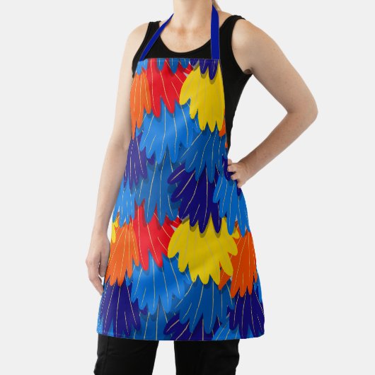 Scarlet Macaw Feathtern Muster Schürze (InSitu)