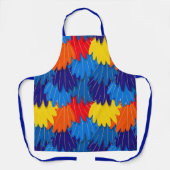 Scarlet Macaw Feathtern Muster Schürze (Vorderseite)