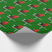 Scarlet Macaw Geschenkpapier (Ecke)