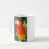 Scarlet Macaw Kaffeetasse (Vorderseite Links)