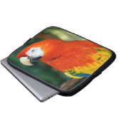 Scarlet Macaw Laptopschutzhülle (Vorne Knopf)