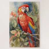 Scarlet Macaw Puzzle (Vertikal)