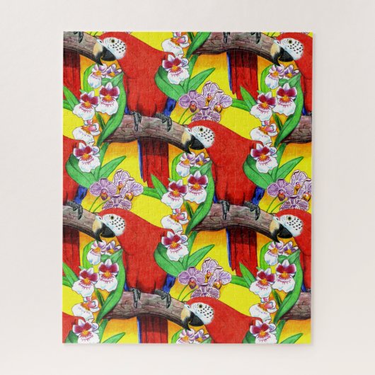Scarlet Macaw Puzzle (Vertikal)