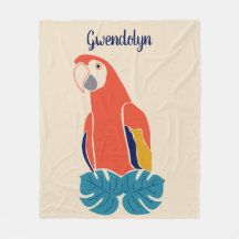 Scarlet Macaw Red Bird Personalisiert