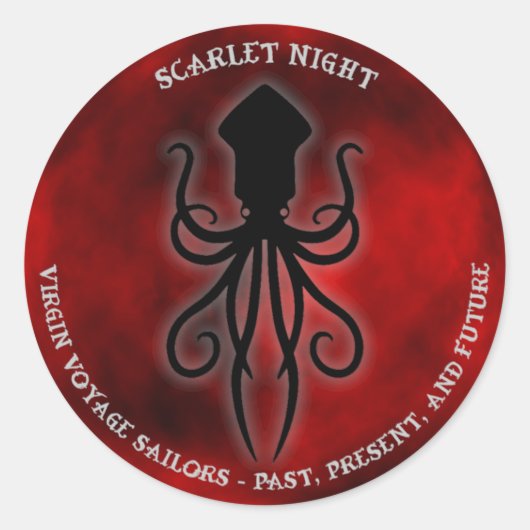 Scarlet Night Goddess Stickers (Vorderseite)