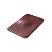 Scarlet Ocean Moon Badematte (Schrägansicht)