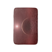 Scarlet Ocean Moon Badematte (Vorderseite Vertikal)