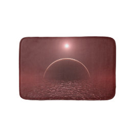 Scarlet Ocean Moon Badematte