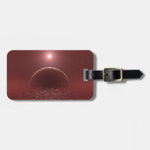 Scarlet Ocean Moon Gepäckanhänger (Vorderseite horizontal)