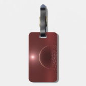 Scarlet Ocean Moon Gepäckanhänger (Rückseite vertikal)