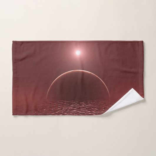 Scarlet Ocean Moon Handtuch (Handtuch)