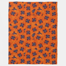 Scarlet Orange Poppy Nahtloses Muster