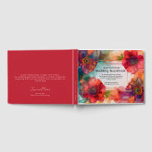 Scarlet Petal Elegante Gästebuch (Voll)