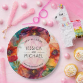 Scarlet Petal Elegante Pappteller (Party)